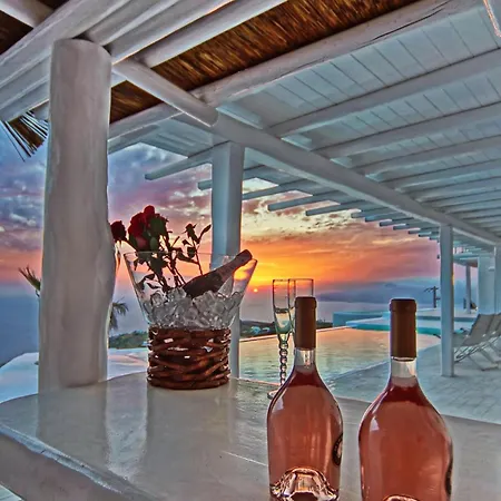 Magnificent Mykonos Blue Paradise 8 Bedroom Private Pool And Bar Panoramic Seaviews Fanari (Mykonos)