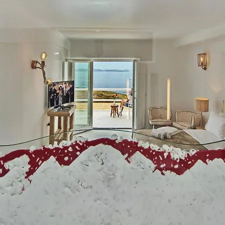 Magnificent Mykonos Blue Paradise 8 Bedroom Private Pool And Bar Panoramic Seaviews * Fanari (Mykonos)